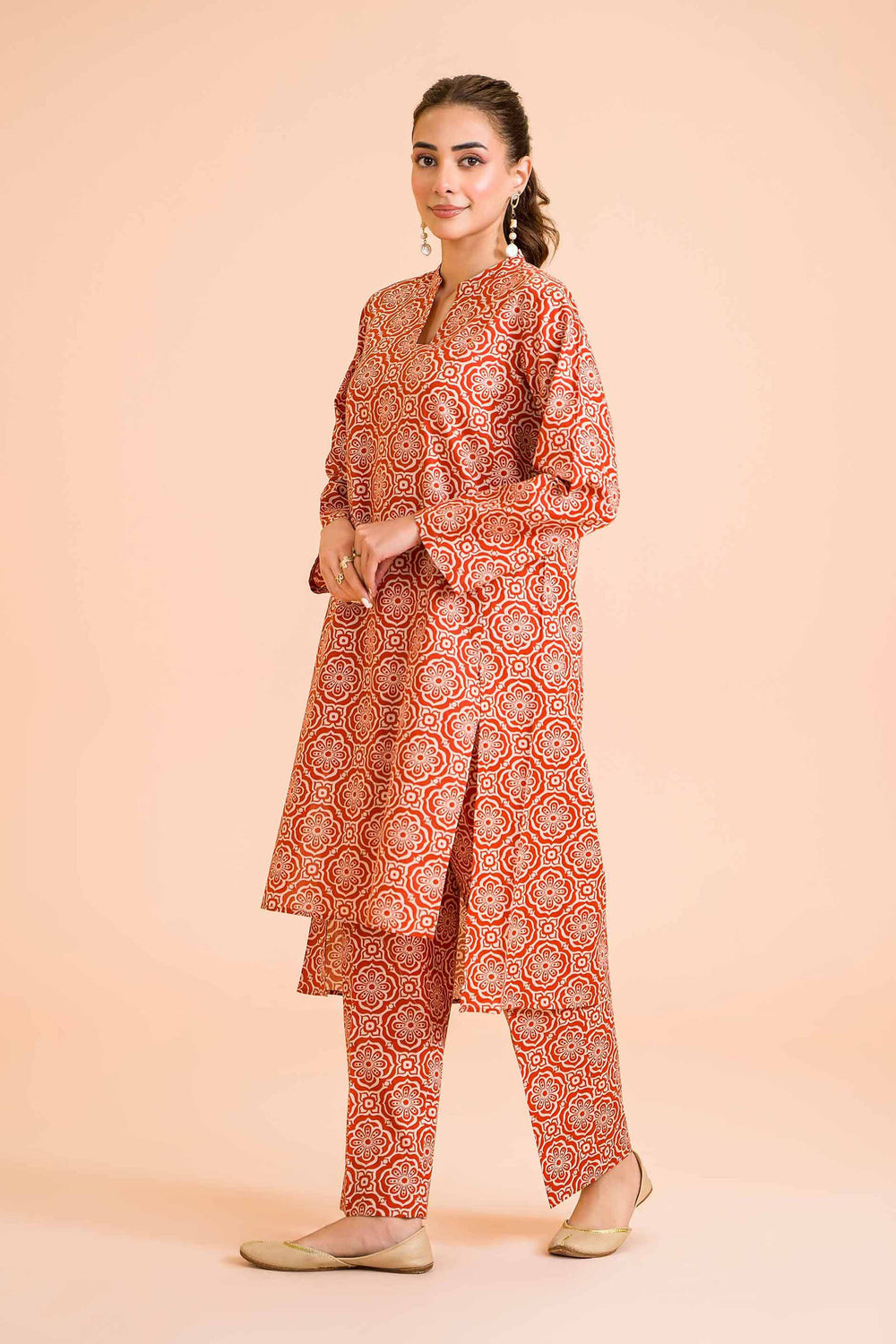 2 Piece - Printed Suit