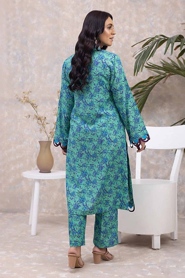 2PC Printed Karandi Unstitched