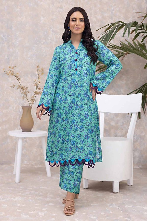 2PC Printed Karandi Unstitched