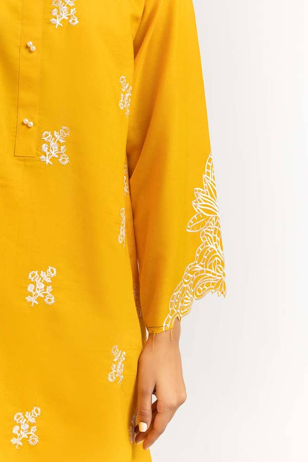 Silk Embroidered Shirt And Trouser